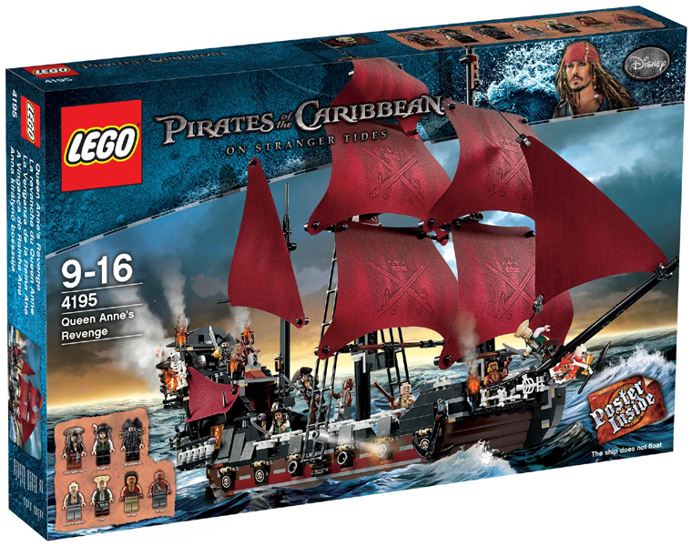 LEGO Pirates of the Caribbean On Stranger Tides Queen Anne's Revenge Set (4195)