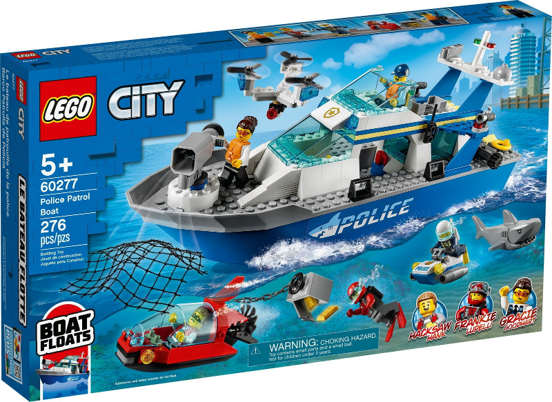 LEGO City 60277 Police Patrol Boat