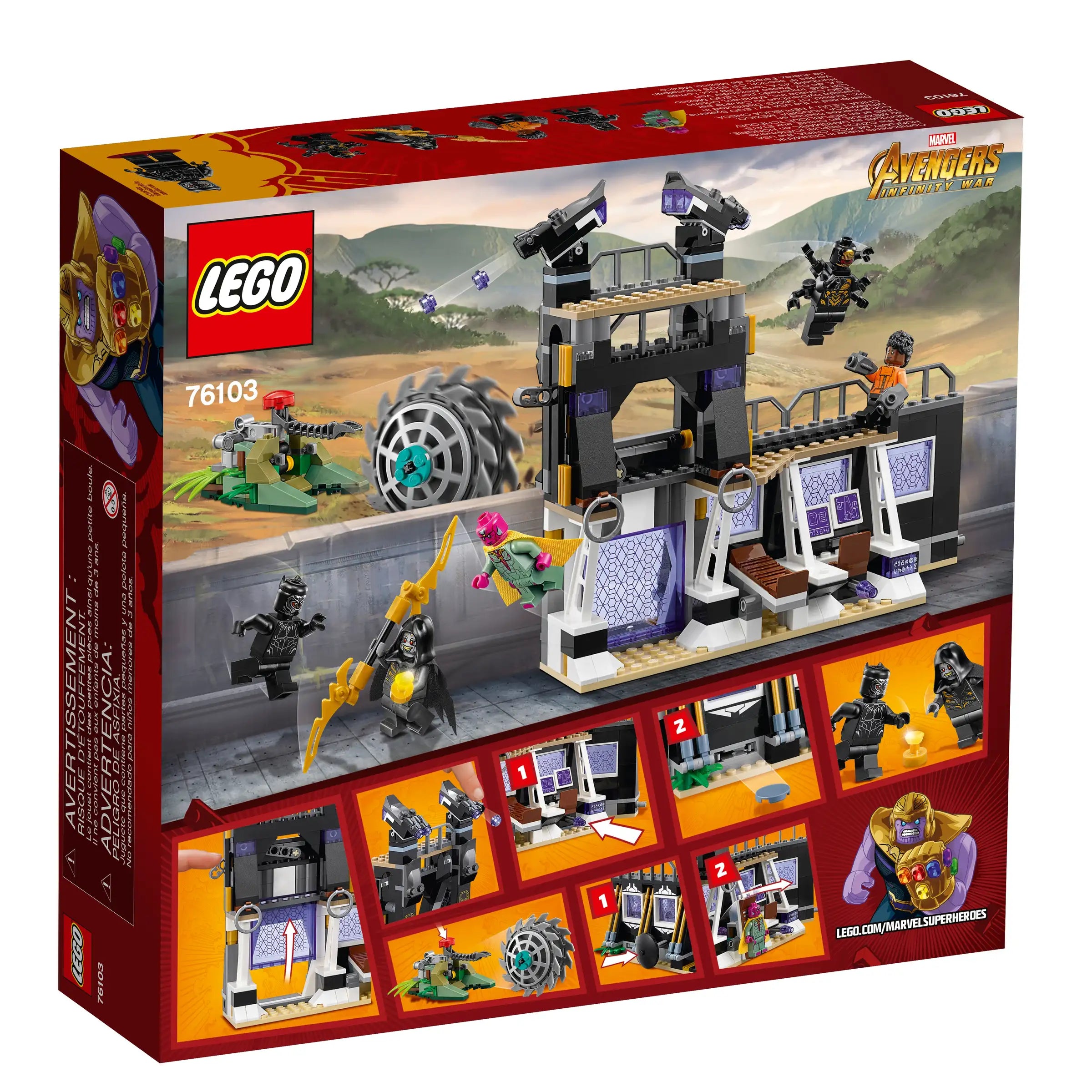 LEGO Marvel 76103 Corvus Glaive Thresher Attack