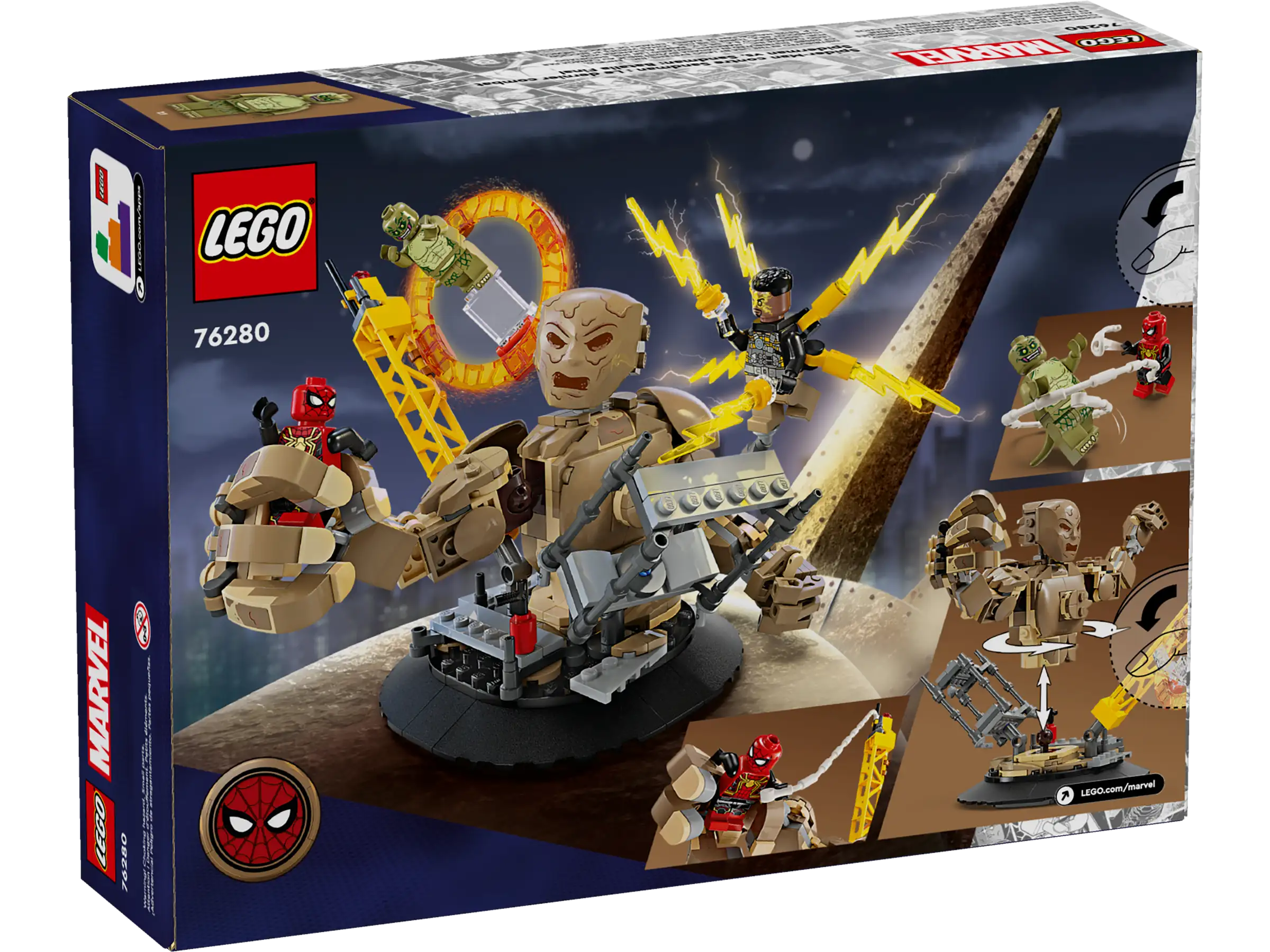 LEGO Marvel 76280 Spider-Man vs. Sandman: Final Battle