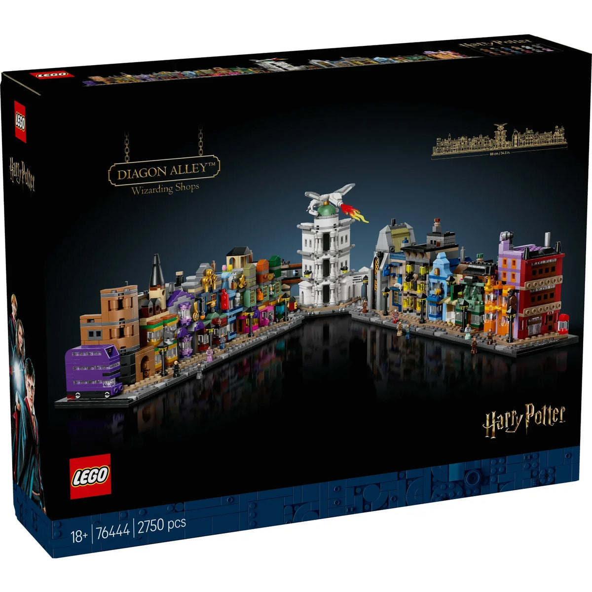 Original box 76444-1 - Diagon Alley Wizarding Shops