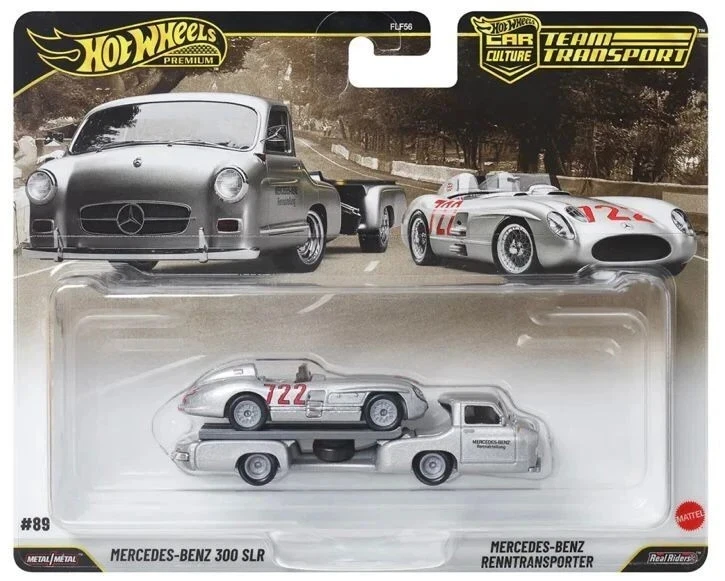 HWFLF56 Hot Wheels Premium Car Culture Team Transport Mercedes-Benz 300 SLR Mercedes-Benz Renntransporter
