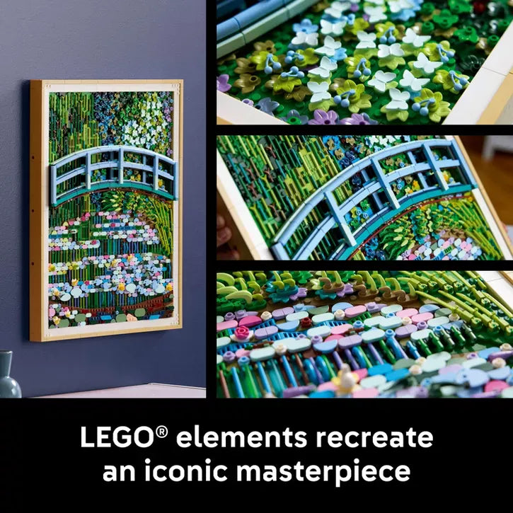 31220 Art: Monet's Bridge Over a Pond of Water Lilies