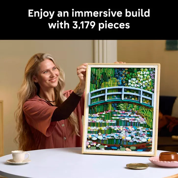 31220 Art: Monet's Bridge Over a Pond of Water Lilies