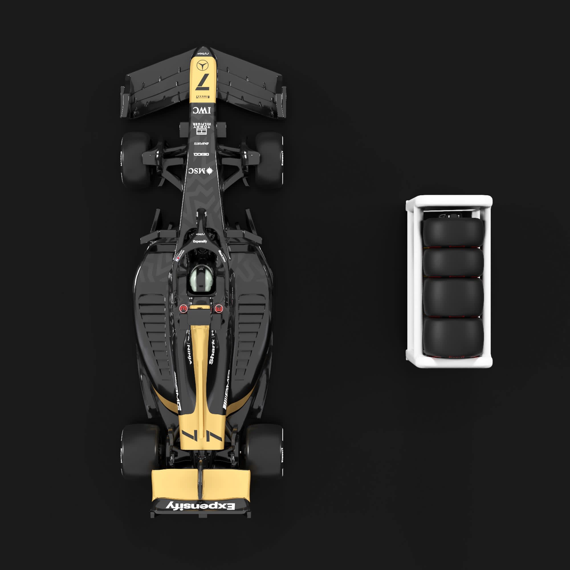JMT03-DC01 Hot Wheels x F1 The Movie Vehicle